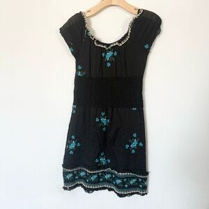 Anna Sui embroidered mini dress Y2K size 2